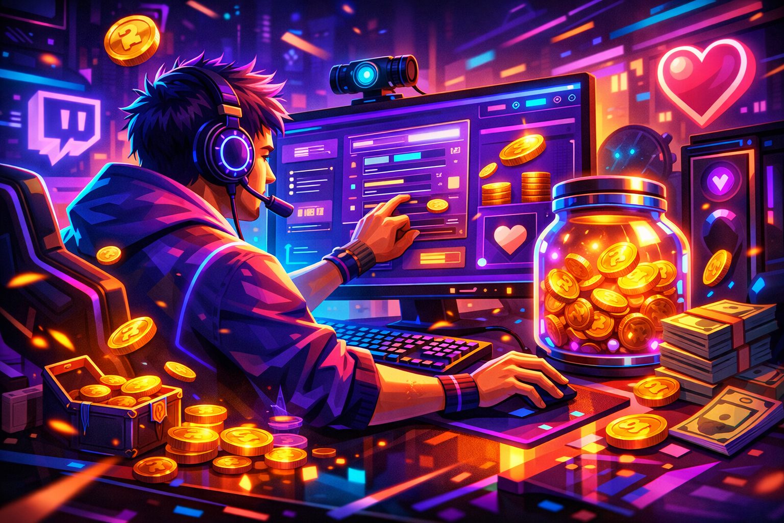 Настройка донатов на Твиче