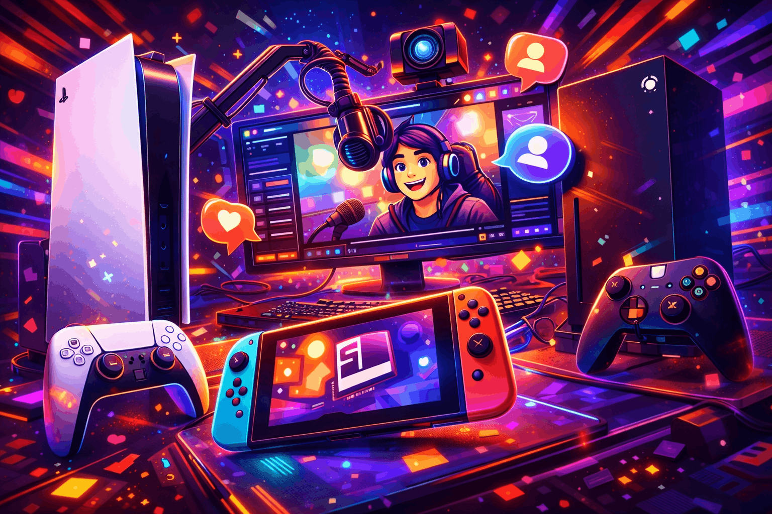 Как стримить с PS5, Xbox и Nintendo Switch