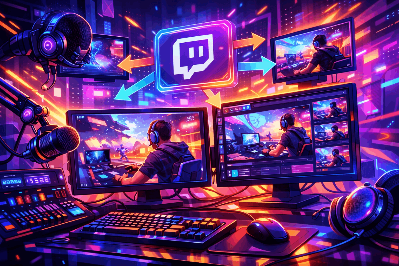 Как сделать ретрансляцию на Twitch