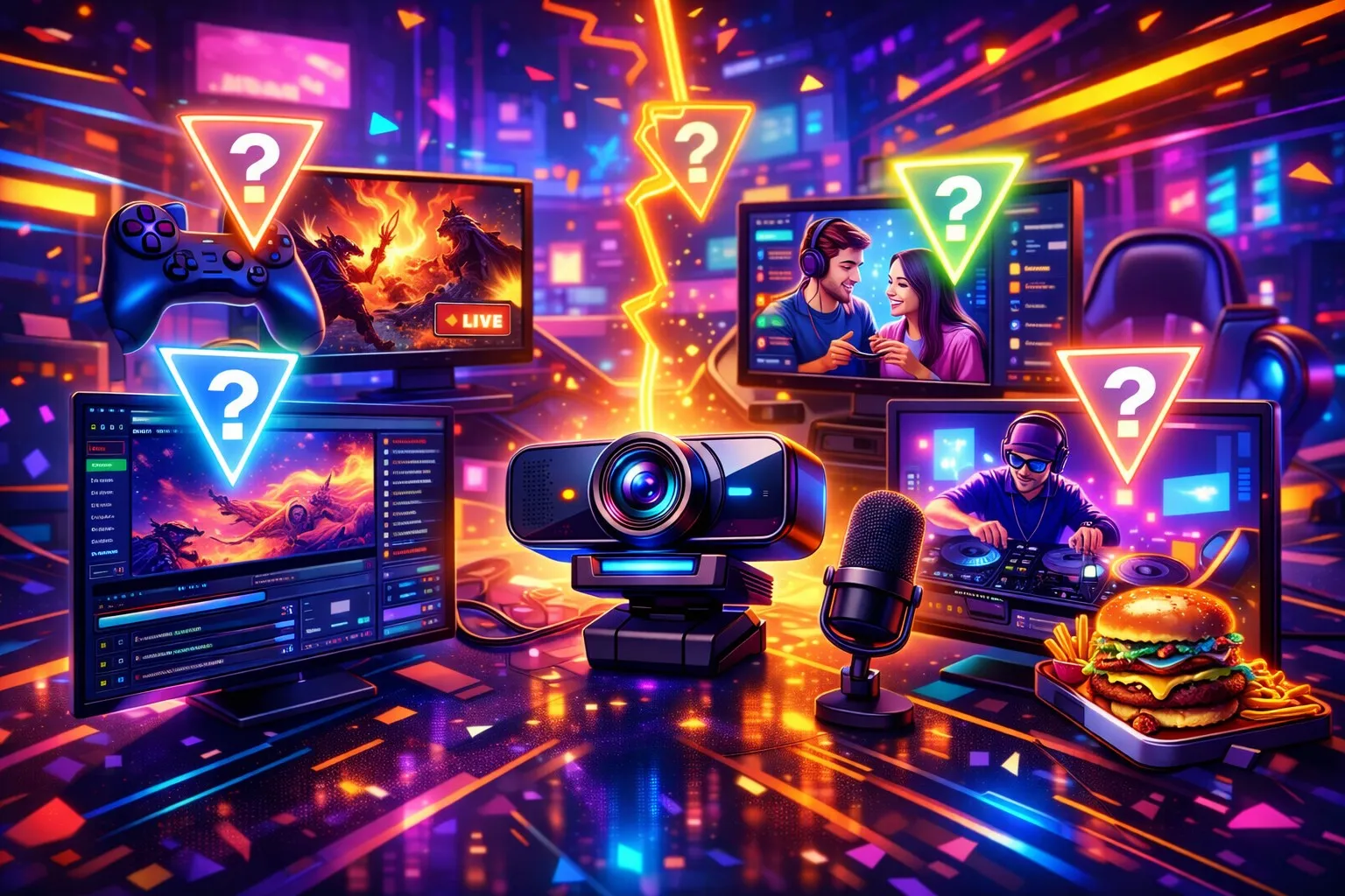 Выбираем освещение для стрима