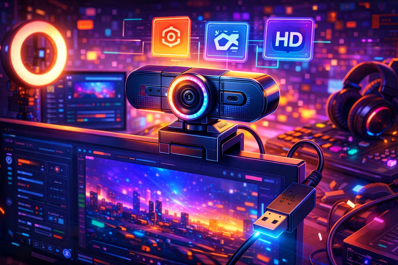 Как настроить веб-камеру в OBS